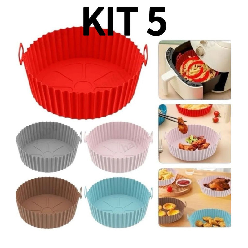 Kit Formas em Silicone para Air Fryer  RB