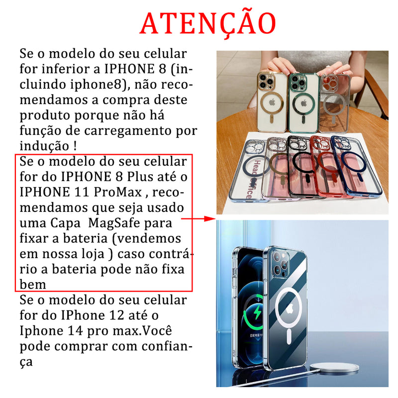 Carregador Portátil Indução iPhone RB