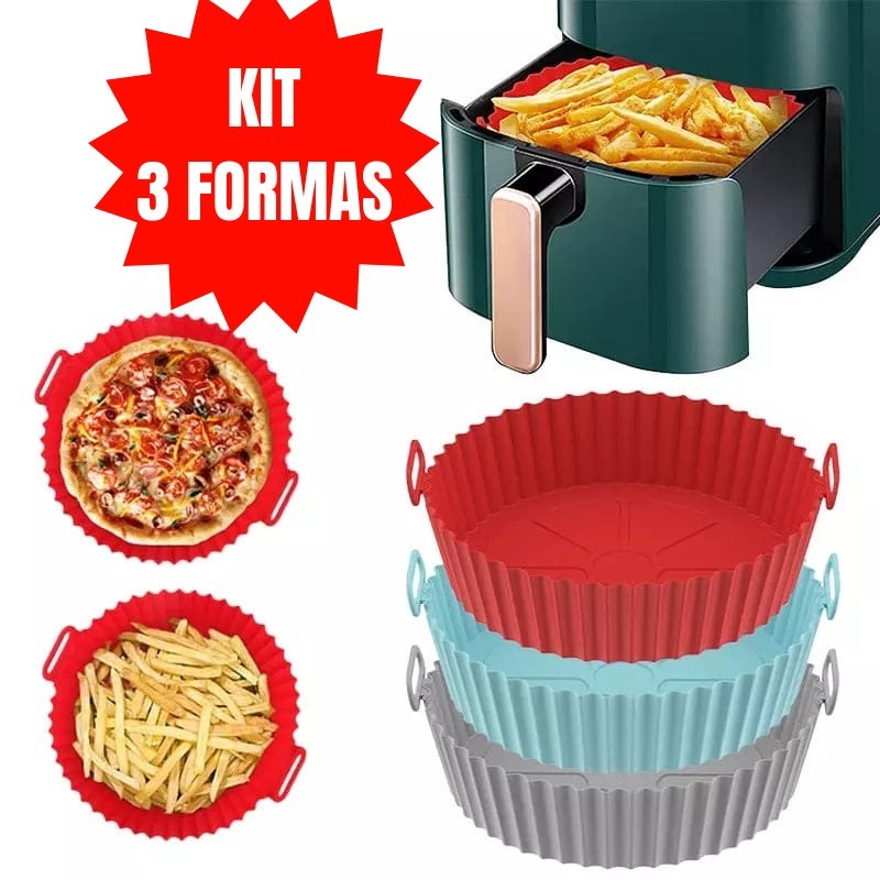 Kit Formas em Silicone para Air Fryer  RB