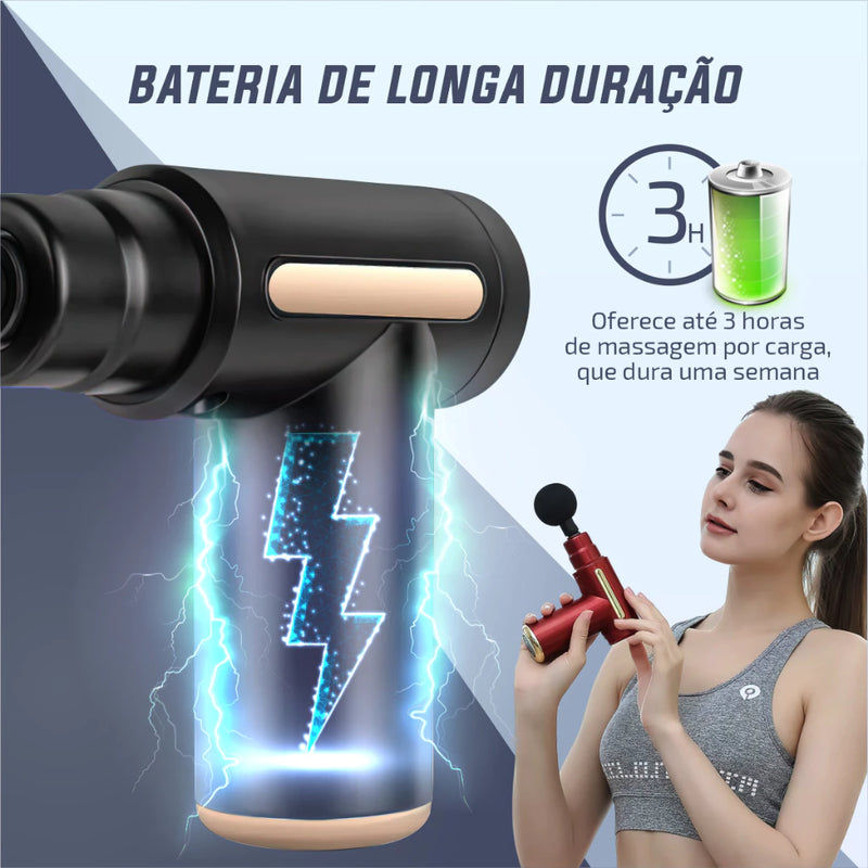 Pistola Massageadora Elétrica RB