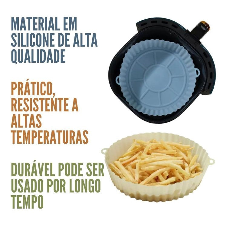 Kit Formas em Silicone para Air Fryer  RB