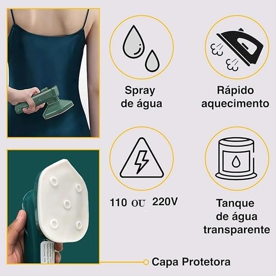 Mini Ferro De Passar Roupas RB